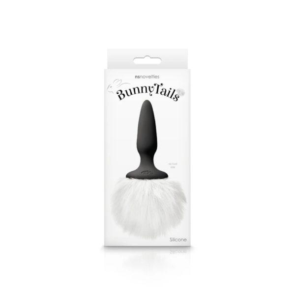 Plug Cola de Conejo Mini - White Fur - Imagen 2