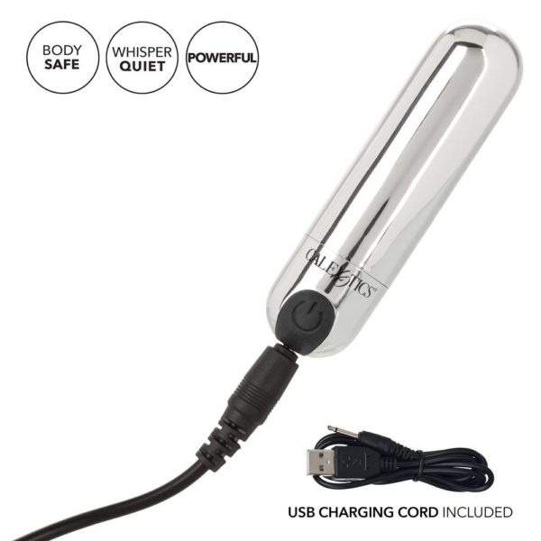CALEXOTIC - Rechargeable Mini Bullet - Silver - Imagen 5