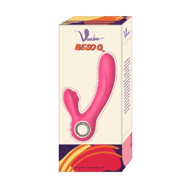 VOODOO - BesoG SUCTION VIBRATOR - PINK - Imagen 3