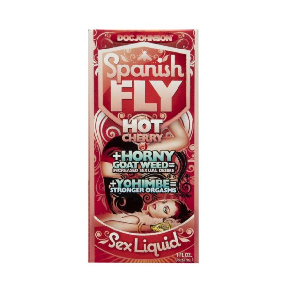 Spanish Fly - Sex Drops - Hot Cherry 1oz - Imagen 2