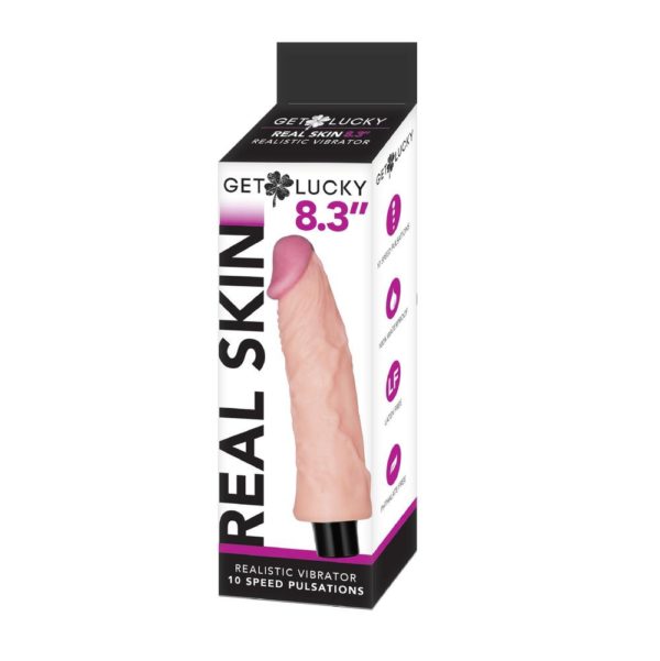 GET LUCKY REAL SKIN VIBRATING 8.3” - Imagen 2