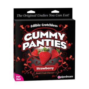 Edible Crotchless Gummy Panties Strawberry