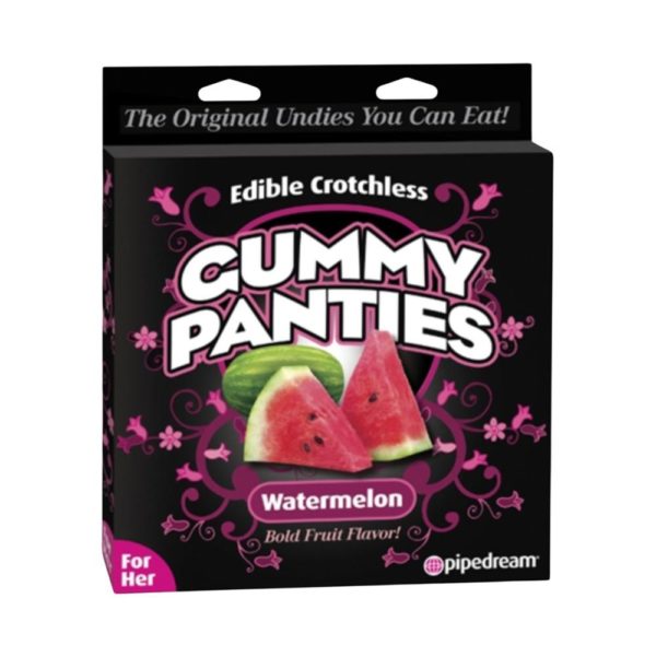 Edible Crotchless Gummy Panties Watermelon