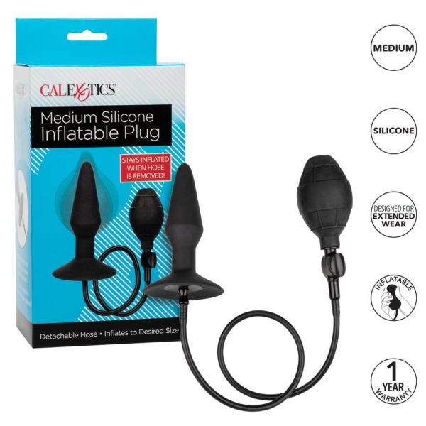CaleXotics- Medium Silicone Inflatable Plug - Imagen 13