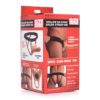 Size Matters Hollow Silicone Dildo Strap-On - Vanilla - Imagen 2