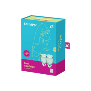 SATISFYER 
Feel Confident Menstrual Cup - Dark Green