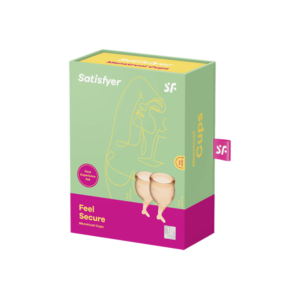 SATISFYER 
Feel Secure Menstrual Cup - Orange