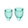SATISFYER 
Feel Confident Menstrual Cup - Dark Green - Imagen 3
