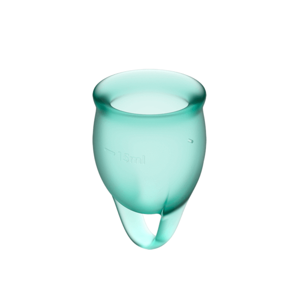 SATISFYER 
Feel Confident Menstrual Cup - Dark Green - Imagen 2