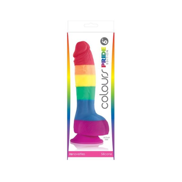 Colours - Pride Edition - 6" Dildo - Rainbow - Imagen 2