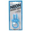 Neon Rabbit Vibrating Cock Ring in Blue - Imagen 6