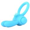 Neon Rabbit Vibrating Cock Ring in Blue - Imagen 2