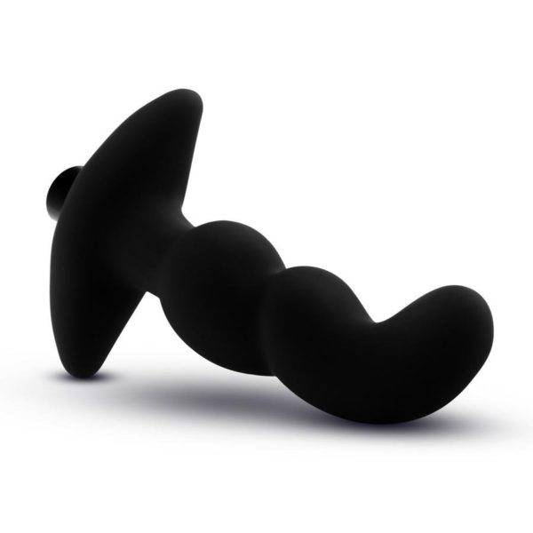 Anal Adventures Platinum Silicone Rechargeable Vibrating Prostate Massager 03 - Black - Imagen 3