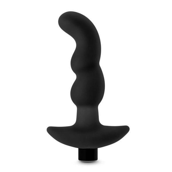 Anal Adventures Platinum Silicone Rechargeable Vibrating Prostate Massager 03 - Black - Imagen 2