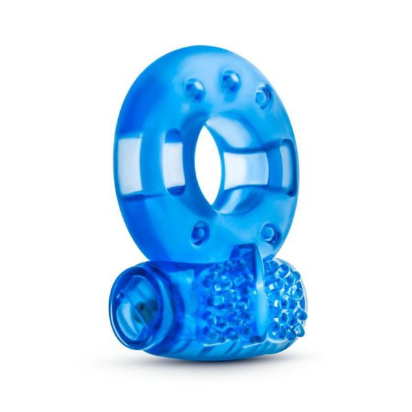 Stay Hard - Reusable Cock Ring - Blue - Imagen 2