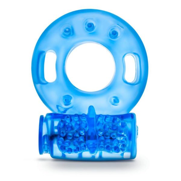 Stay Hard - Reusable Cock Ring - Blue - Imagen 3