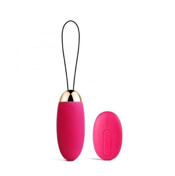 SVAKOM Elva Remote-Controlled Wearable Intelligent Vibrating Bullet Egg - Pink