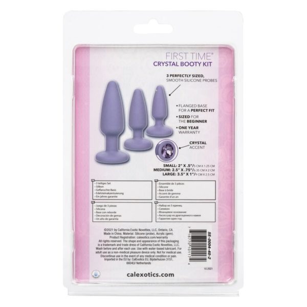 First Time® Crystal Booty Kit - Purple - Imagen 5