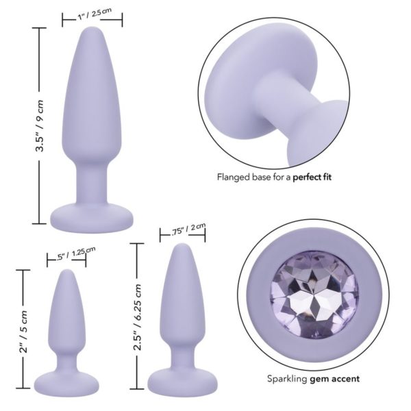 First Time® Crystal Booty Kit - Purple - Imagen 4