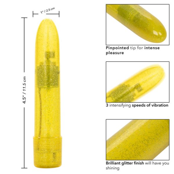 CaleXotics - CaShane's World Sparkle Vibe in Yellow - Imagen 4