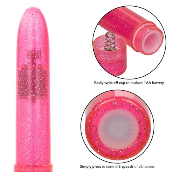 CaleXotics - Shane's World Sparkle Vibe in Pink - Imagen 5