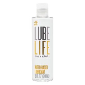 #LubeLife Lubricante a base de agua, 8 onzas.