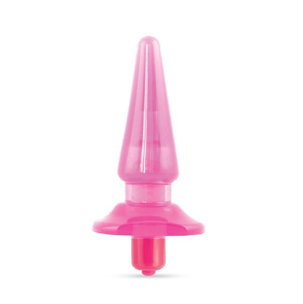 B Yours Basic Vibra Plug Waterproof Pink 4.25 Inch - Imagen 2
