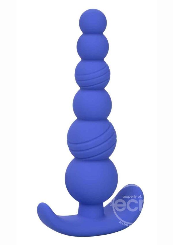 Cheeky X-6 Beads Silicone Anal Probe - Blue - Imagen 3