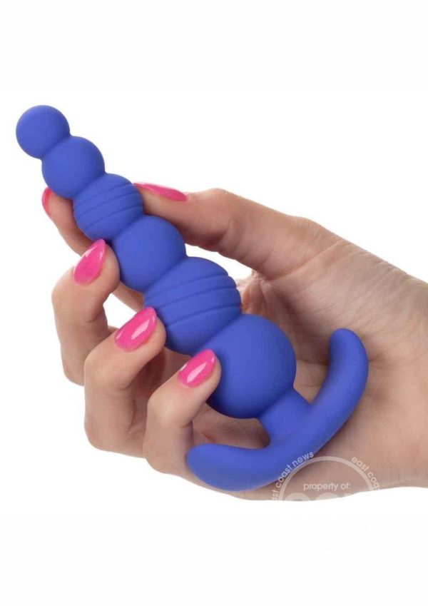 Cheeky X-6 Beads Silicone Anal Probe - Blue - Imagen 4