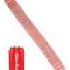 King Cock 16" Thick Double Dildo - Light - Imagen 4