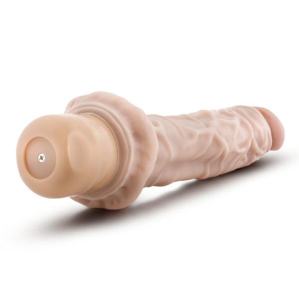Dr. Skin - Cock Vibe 8 - 9.75 Inch Vibrating Cock - Beige - Imagen 4