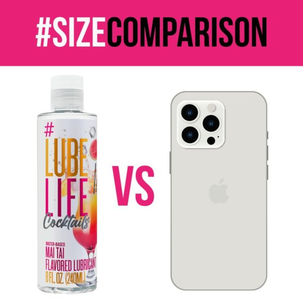 #LUBELIFE Lubricante a base de agua con sabor a Mai Tai cocktail, 8 Onz. (240ml) - Imagen 7