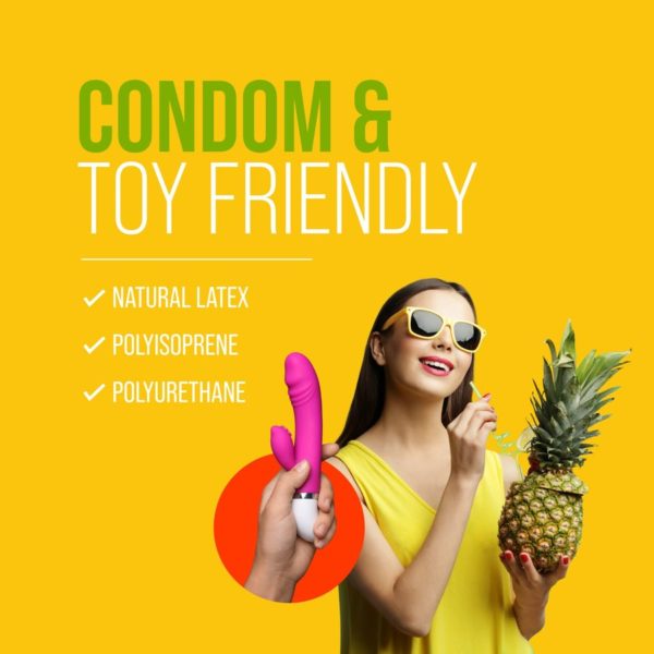 #LUBELIFE Lubricante a base de agua con sabor a Piña Colada Cocktail, 8 Onz. (240ml) - Imagen 5