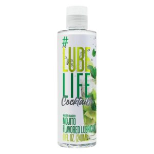 #LUBELIFE Lubricante a base de agua con sabor a Mojito Cocktail, 8 onzas (240ml)