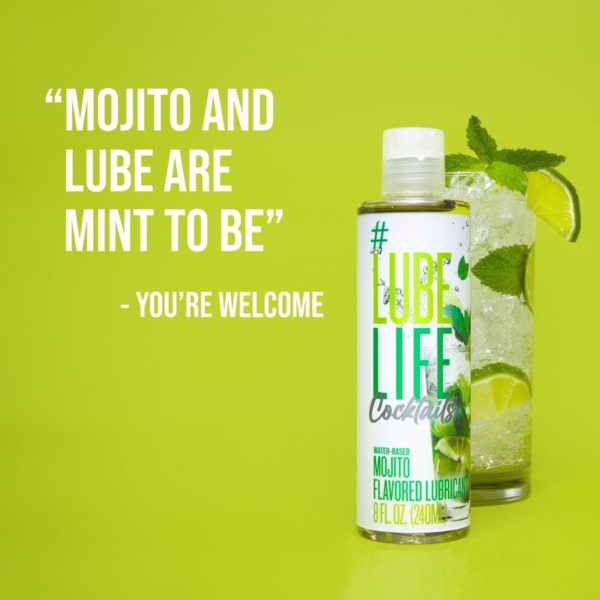 #LUBELIFE Lubricante a base de agua con sabor a Mojito Cocktail, 8 onzas (240ml) - Imagen 6