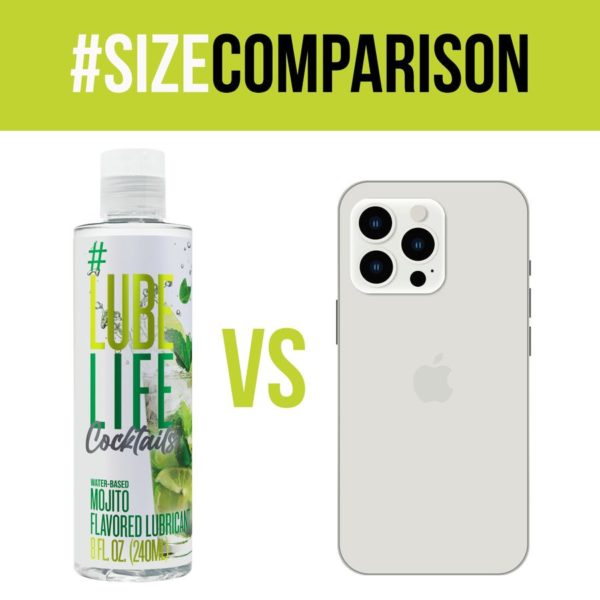 #LUBELIFE Lubricante a base de agua con sabor a Mojito Cocktail, 8 onzas (240ml) - Imagen 7