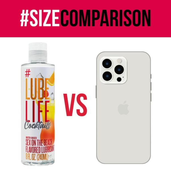 #LUBELIFE Lubricante a base de agua con sabor Sexo en la Playa, Cocktail, 8 onzas (240ml) - Imagen 7