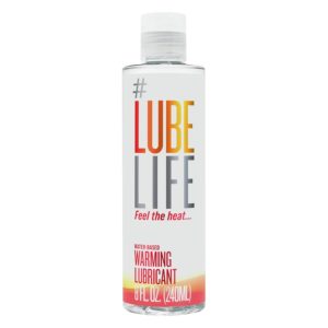 #LUBELIFE Lubricante Sensación de Calentamiento a base de agua, 8 onzas (240ml)