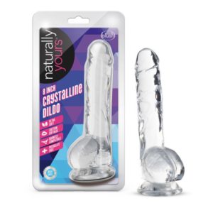 Naturally Yours - 8" Crystalline Dildo - Diamond