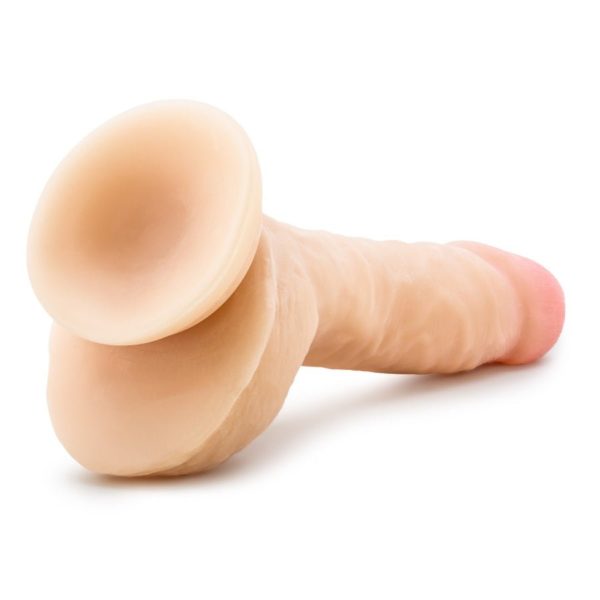 Au Naturel - 9" Sensa Feel Dildo - Beige - Imagen 4