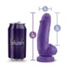 Au Naturel - Bold - Beefy - 7 Inch Dildo - Purple - Imagen 6