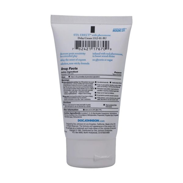 Sta Erect Delay Cream For Men 2 Ounce - Imagen 2