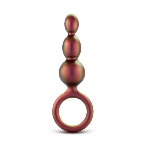 Anal Adventures Matrix - Beaded Loop Plug - Copper - Imagen 4