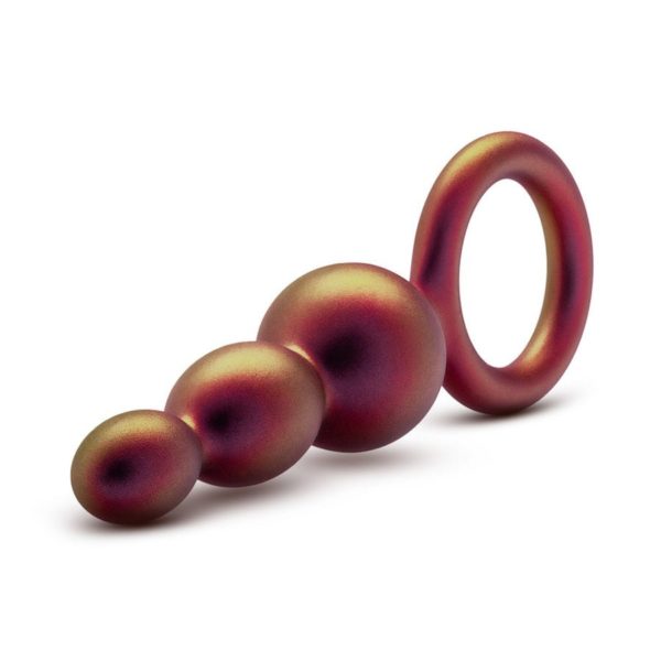 Anal Adventures Matrix - Beaded Loop Plug - Copper - Imagen 3