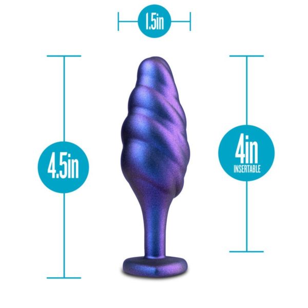 Anal Adventures Matrix - Bumped Bling Plug - Sapphire - Imagen 2
