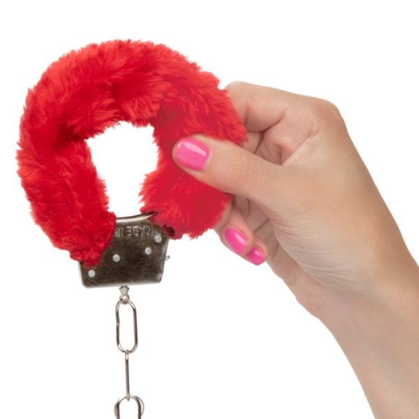Playful Furry Cuffs - Red - Imagen 5