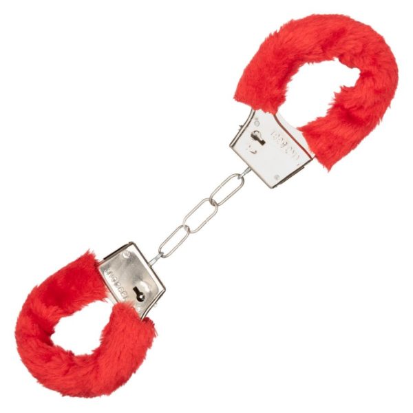 Playful Furry Cuffs - Red - Imagen 4