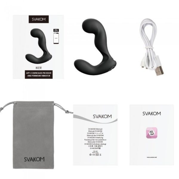 SVAKOM Iker App Controlled Prostate & Perineum Vibrator - Imagen 4